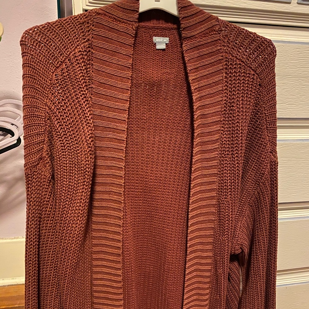 Aerie longline cardigan